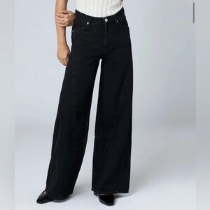 rag & bone Sofie wide-leg splice jeans.